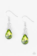 Load image into Gallery viewer, pittmanbling-and-jewelry-inc-presents5th-avenue-fireworks-green-earrings-paparazzi-accessories
