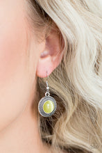 Load image into Gallery viewer, Paparazzi Accessories ⚘ Time To GLOW Up! - Yellow Earrings⚘ Flat Rate Ship $4.50 ⚘
