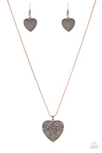 Load image into Gallery viewer, pittmanbling-and-jewelry-inc-presentslook-into-your-heart-copper-necklace-paparazzi-accessories
