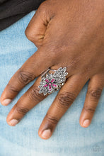 Load image into Gallery viewer, Paparazzi Accessories ⚘ Formal Floral - Pink Ring⚘ Flat Rate Ship $4.50 ⚘

