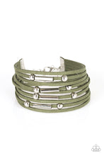 Load image into Gallery viewer, pittmanbling-and-jewelry-inc-presentsback-to-backpacker-green-bracelet-paparazzi-accessories
