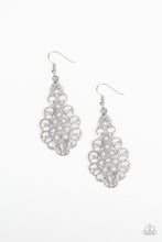 Load image into Gallery viewer, pittmanbling-and-jewelry-inc-presentssprinkle-on-the-sparkle-white-earrings-paparazzi-accessories

