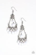 Load image into Gallery viewer, pittmanbling-and-jewelry-inc-presentsmalibu-sunset-white-earrings-paparazzi-accessories
