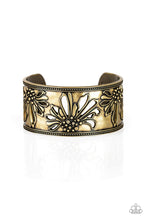 Load image into Gallery viewer, pittmanbling-and-jewelry-inc-presentswhere-the-wildflowers-are-brass-bracelet-paparazzi-accessories
