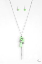 Load image into Gallery viewer, pittmanbling-and-jewelry-inc-presentsits-a-celebration-green-necklace-paparazzi-accessories
