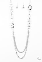 Load image into Gallery viewer, pittmanbling-and-jewelry-inc-presentsmodern-girl-glam-silver-necklace-paparazzi-accessories
