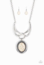 Load image into Gallery viewer, pittmanbling-and-jewelry-inc-presentsdivide-and-ruler-white-necklace-paparazzi-accessories
