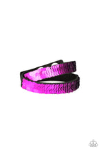 Load image into Gallery viewer, pittmanbling-and-jewelry-inc-presentsunder-the-sequins-purple-bracelet-paparazzi-accessories
