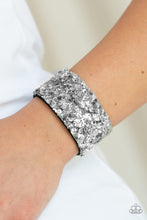 Load image into Gallery viewer, Paparazzi Accessories ⚘ Starry Sequins - Silver Bracelet⚘ Flat Rate Ship $4.50 ⚘
