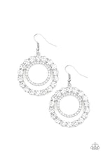 Load image into Gallery viewer, pittmanbling-and-jewelry-inc-presentsspotlight-shout-out-white-earrings-paparazzi-accessories
