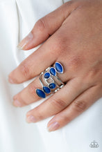 Load image into Gallery viewer, Paparazzi Accessories ⚘ Wraparound Radiance - Blue Ring⚘ Flat Rate Ship $4.50 ⚘
