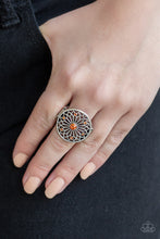 Load image into Gallery viewer, Paparazzi Accessories ⚘ Mandala Magnificence - Orange Ring⚘ Flat Rate Ship $4.50 ⚘
