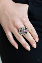 Load image into Gallery viewer, Paparazzi Accessories ⚘ Mandala Magnificence - Pink Ring⚘ Flat Rate Ship $4.50 ⚘
