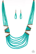 Load image into Gallery viewer, pittmanbling-and-jewelry-inc-presentskickin-it-outback-blue-necklace-paparazzi-accessories

