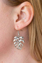 Load image into Gallery viewer, Paparazzi Accessories ❋Desert Palms - Silver Earrings❋ Flat Rate Ship $4.50❋
