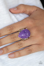 Load image into Gallery viewer, Paparazzi Accessories ⚘ Mojave Minerals - Purple Ring⚘ Flat Rate Ship $4.50 ⚘

