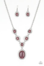 Load image into Gallery viewer, pittmanbling-and-jewelry-inc-presentsmetro-medallion-purple-necklace-paparazzi-accessories
