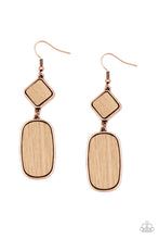 Load image into Gallery viewer, pittmanbling-and-jewelry-inc-presentsyou-wood-be-so-lucky-copper-earrings-paparazzi-accessories
