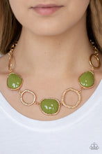 Load image into Gallery viewer, Paparazzi Accessories ⚘ Haute Heirloom - Green Necklace⚘ Flat Rate Ship $4.50 ⚘
