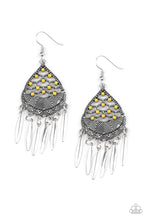 Load image into Gallery viewer, pittmanbling-and-jewelry-inc-presentswolf-den-yellow-earrings-paparazzi-accessories
