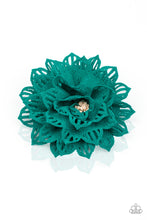 Load image into Gallery viewer, pittmanbling-and-jewelry-inc-presentsyes-i-tropicana-green-hair clip-paparazzi-accessories
