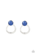 Load image into Gallery viewer, pittmanbling-and-jewelry-inc-presentsglow-roll-blue-post earrings-paparazzi-accessories
