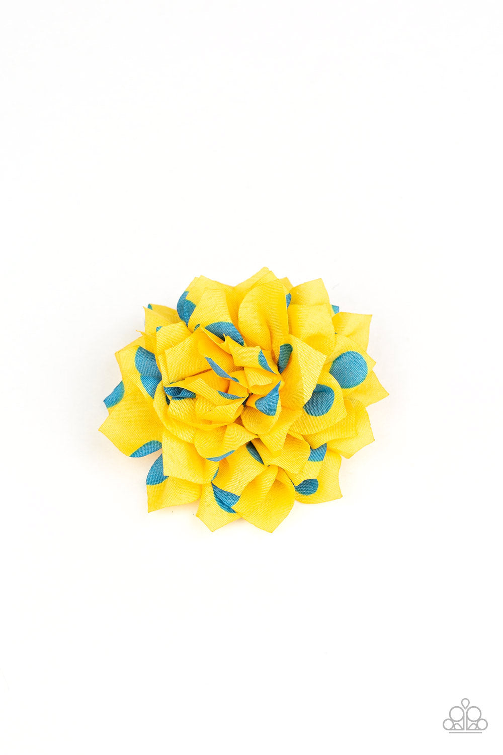 pittmanbling-and-jewelry-inc-presentspolka-perfection-yellow-hair clip-paparazzi-accessories