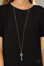 Load image into Gallery viewer, Paparazzi Accessories ❋Unlock Every Door - Red Necklace❋ Flat Rate Ship $4.50❋
