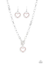 Load image into Gallery viewer, pittmanbling-and-jewelry-inc-presentswith-my-whole-heart-pink-necklace-paparazzi-accessories
