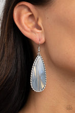 Load image into Gallery viewer, Paparazzi Accessories ⚘ Ethereal Eloquence - Silver Earrings⚘ Flat Rate Ship $4.50 ⚘
