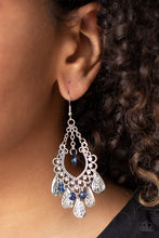 Load image into Gallery viewer, Paparazzi Accessories ⚘ Musical Gardens - Blue Earrings⚘ Flat Rate Ship $4.50 ⚘
