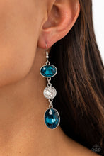 Load image into Gallery viewer, Paparazzi Accessories ⚘ The GLOW Must Go On! - Blue Earrings⚘ Flat Rate Ship $4.50 ⚘
