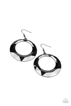 Load image into Gallery viewer, pittmanbling-and-jewelry-inc-presentsfiercely-faceted-black-earrings-paparazzi-accessories
