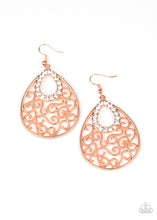 Load image into Gallery viewer, pittmanbling-and-jewelry-inc-presentsseize-the-stage-copper-earrings-paparazzi-accessories
