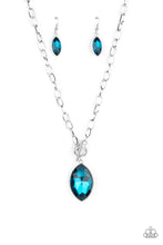 Load image into Gallery viewer, pittmanbling-and-jewelry-inc-presentsunlimited-sparkle-blue-necklace-paparazzi-accessories
