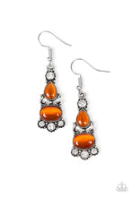 Load image into Gallery viewer, pittmanbling-and-jewelry-inc-presentspush-your-luxe-orange-earrings-paparazzi-accessories
