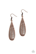 Load image into Gallery viewer, pittmanbling-and-jewelry-inc-presentsterra-tears-copper-earrings-paparazzi-accessories
